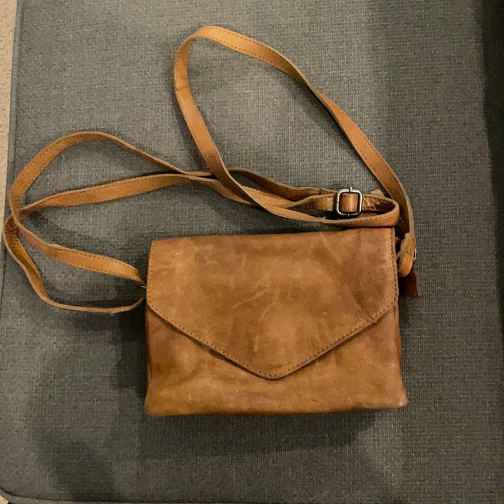 Latico crossbody three pocket purse